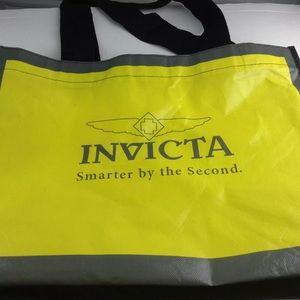 INVICTA WATCH COLLECTORS VINYL TOTE BAG 17x13